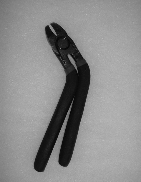 Bent Hog Ring Pliers