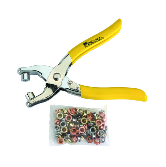 Grommet Pliers with 100 Grommets