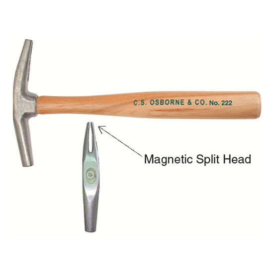 Magnetic Upholsterer Hammer Split Head