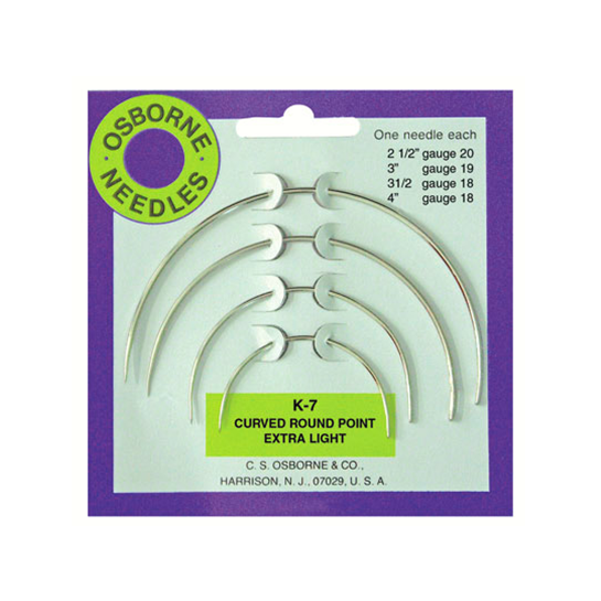 K-7 Curved upholstery needle set