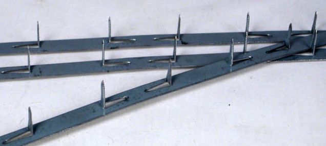 Prenailed Metal Tacking Strip