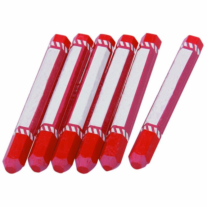 Red Textile Crayons