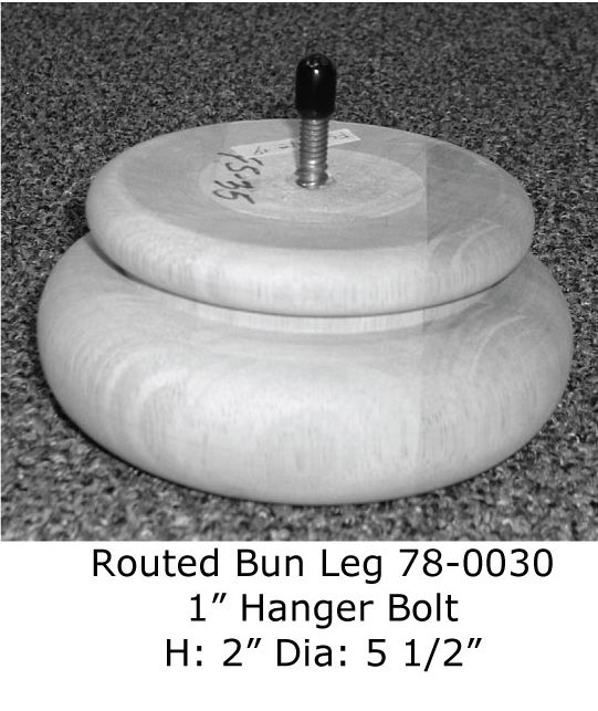 Routed Bun Leg